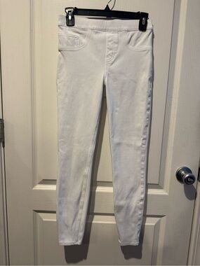 SPANX White Stretch Skinny Jeans